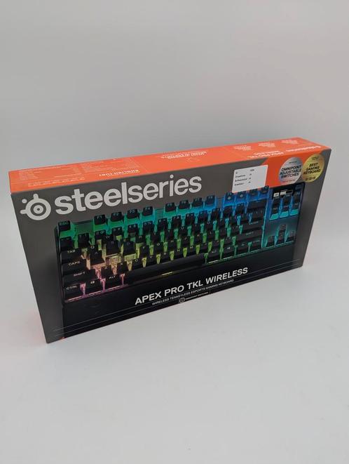 Arctis Steelseries Apex Pro TKL Wireless, Computers en Software, Toetsenborden, Gaming toetsenbord, Draadloos, Qwerty, Zo goed als nieuw