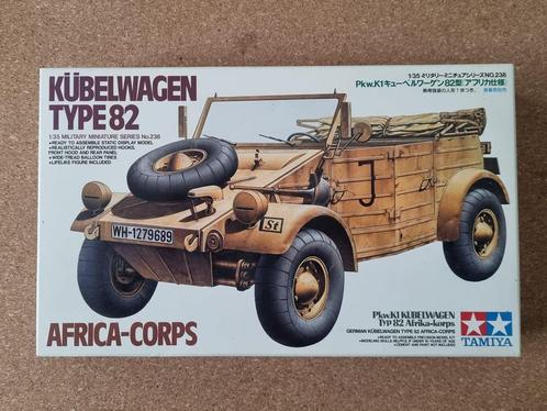 Tamiya 35238 Kübelwagen Type 82 1:35 AFRIKA KORPS, Hobby en Vrije tijd, Modelbouw | Auto's en Voertuigen, Tamiya, Verzenden