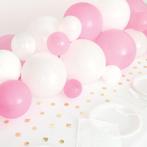 Ballonnenslinger Decoratieset Roze, Verzenden, Nieuw