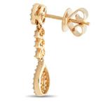 Oorbellen - 14 karaat Geel goud, 14K Geelgouden 0,35ct, Nieuw