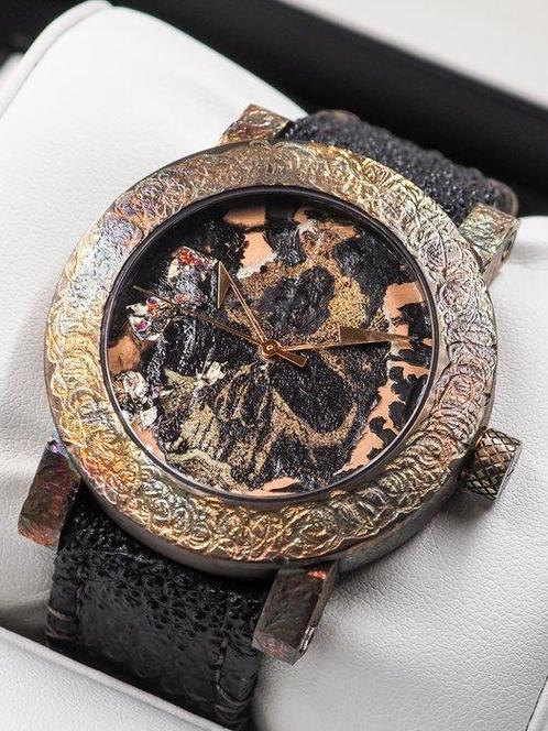 ArtyA - Skull Art - Zonder Minimumprijs - * 1/1 Unique Piece, Sieraden, Tassen en Uiterlijk, Horloges | Heren