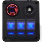 ProRide Schakelpaneel 12V voor Auto/Boot - USB Lader 2, Verzenden, Nieuw