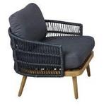 Stoel-bank Loungeset - Maui - Acacia - Zwart - The Outsider, Tuin en Terras, Tuinsets en Loungesets, Verzenden, Nieuw
