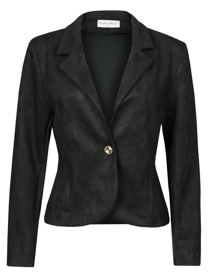 Blazer Simone Zwart XL (42), damesjasje, Kleding | Dames, Jasjes, Kostuums en Pakken, Verzenden