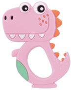 Lorelli Lucky Dino Pink Siliconen Bijtring 1021082-0001, Kinderen en Baby's, Speelgoed | Babyspeelgoed, Verzenden, Nieuw