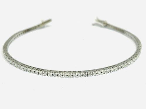 Armband - 18 karaat Witgoud - 2.25ct. tw. Diamant, Sieraden, Tassen en Uiterlijk, Armbanden