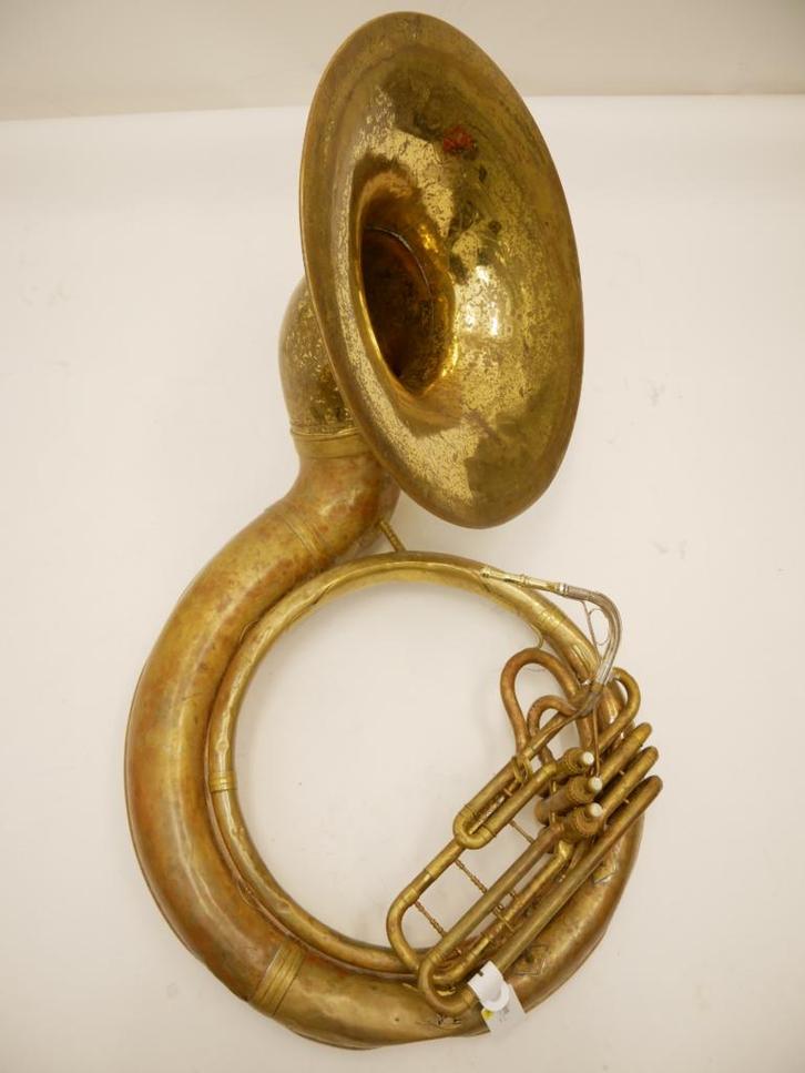 Sousafoon Conn 20K short action uit 1942 Lady face, Muziek en Instrumenten, Blaasinstrumenten | Tuba's, Gebruikt, Ophalen of Verzenden