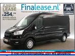 Ford Transit 2.0 TDCI L3H2 Airco Cruise Cam LED PDC €254pm, Zwart, Nieuw, Ford, Lease