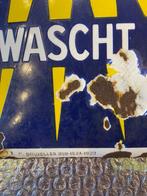 Soleil Wascht Alleen - Emaille bord - Emaille, Antiek en Kunst