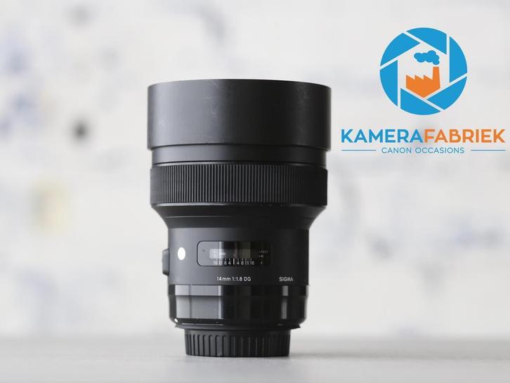 Sigma 14mm f/1.8 DG HSM Art (Canon EF) - 1 jaar garantie!, Audio, Tv en Foto, Fotografie | Lenzen en Objectieven, Groothoeklens