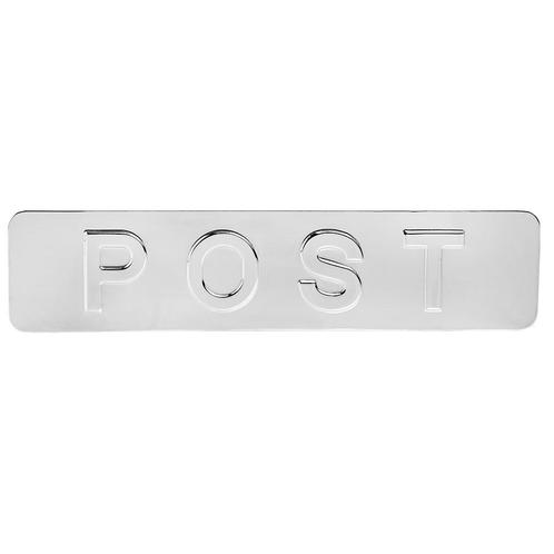 Homebox Buitenzijde in glanzend nikkel met Post Front, Doe-het-zelf en Verbouw, Hang- en Sluitwerk, Overige typen, Nieuw, Koper of Messing