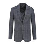 GENTS - Colbert tweedlook ruit blauw - 46, Kleding | Heren, Verzenden, Nieuw