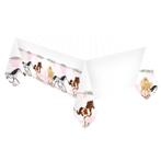 Plastic Tafelkleed Paarden 1,8m, Hobby en Vrije tijd, Feestartikelen, Verzenden, Nieuw