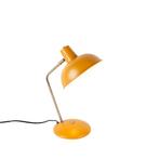 Smart tafellamp geel met brons incl. Wifi P45 - Milou, Nieuw, Overige materialen, Retro, Minder dan 50 cm