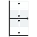 Halfmat Glas Douchewand Inklapbaar 100cm | OP = OP | 40%..., Ophalen of Verzenden, Nieuw, 100 tot 150 cm, 150 tot 200 cm