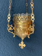 Godslamp - Brons, Glas, Messing, Antiek en Kunst
