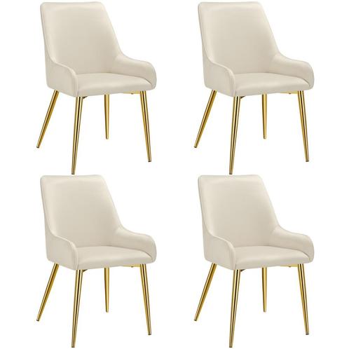 Eetkamerstoel Avane, fluweeloptiek, draagkracht 120 kg - bei, Huis en Inrichting, Stoelen, Verzenden