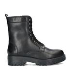 Cafe Moda veterboots voor dames in het Zwart, Verzenden, Zwart, Cafe Moda, Lage of Enkellaarzen