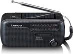 Lenco Noodradio - Draagbare opwindbare Radio - Zaklamp en Po, Verzenden, Zo goed als nieuw