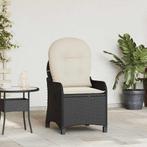 vidaXL Ligstoel Zwart 56 x 66 x 95cm poly rattan, Verzenden, Nieuw, Rotan