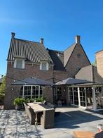 MaxxGarden Zweefparasol dubbel 3x3m - Antraciet + voet, Verzenden, Nieuw, Zweefparasol