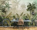 Botanisch behang Jungle, Jungle behang, trendy behang, Huis en Inrichting, Stoffering | Behang, Verzenden