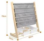 Kinderboekenkast met 4 Hangplanken en 2 Speelgoeddozen, Verzenden, Nieuw