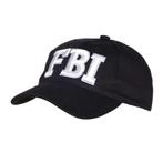 Baseball cap FBI witte tekst, Verzenden, Nieuw, Pet