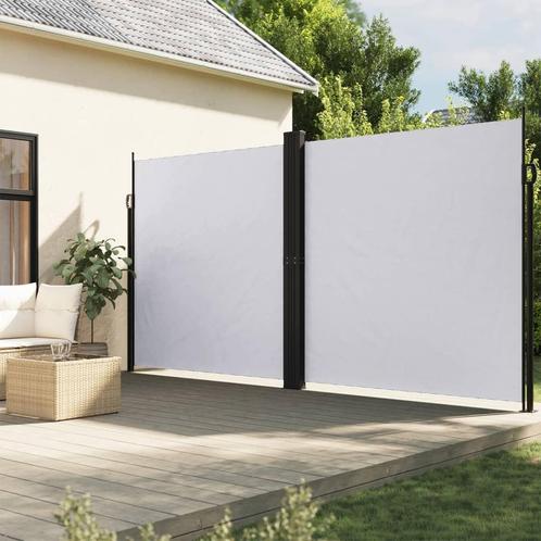 vidaXL Windscherm uittrekbaar 220x600 cm wit, Tuin en Terras, Zonneschermen, Nieuw, Verzenden