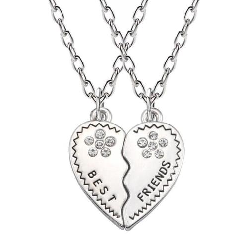 Fako Bijoux® - Vriendschapsketting - Best Friends - Strass, Sieraden, Tassen en Uiterlijk, Kettingen, Verzenden