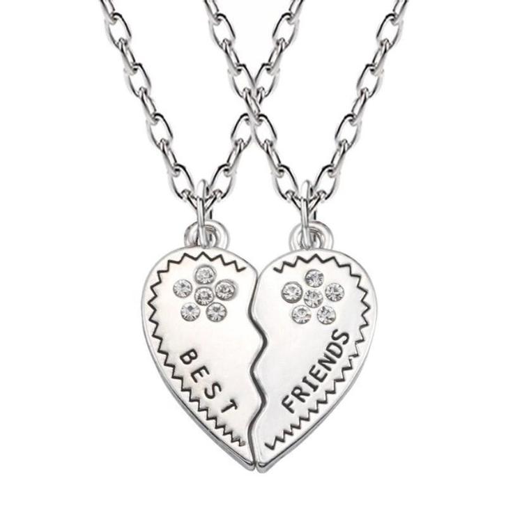 Fako Bijoux - Vriendschapsketting - Best Friends - Strass, Sieraden, Tassen en Uiterlijk, Kettingen, Verzenden