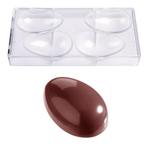 Chocolade Holvorm Chocolate World Glad Ei (4x) 100x65x35mm, Verzenden, Nieuw