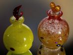 Murano - Pot (2) - Twee flacons met Millefiori Canes -, Antiek en Kunst, Antiek | Glas en Kristal