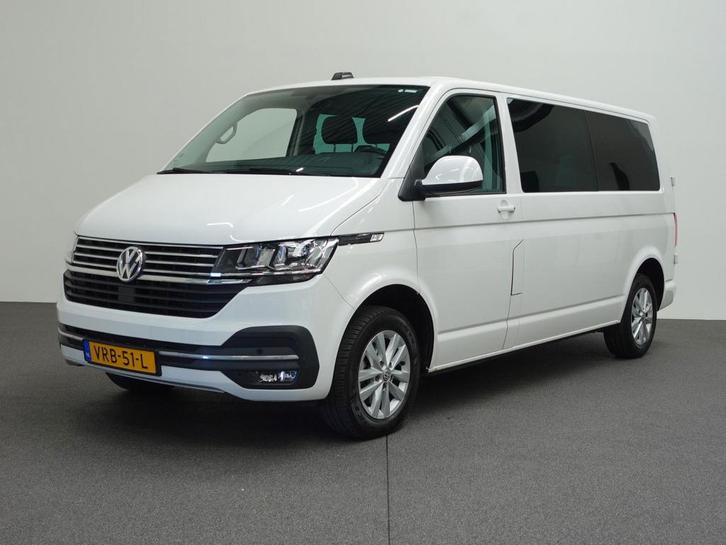 Volkswagen Transporter 150pk Automaat L2 Dubbele cabine Bull, Auto's, Bestelauto's, Lease, Overige kleuren, Automaat, Wit, Financial lease