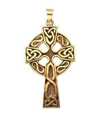 Bronzen Keltisch Kruis kettinghanger, Sieraden, Tassen en Uiterlijk, Kettinghangers, Nieuw, Verzenden