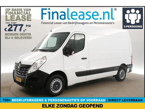 Renault Master T33 2.3 dCi L2H2 146PK Airco Cam Trekh €277pm, Auto's, Bestelauto's, Lease, Handgeschakeld, Diesel, Renault, Wit