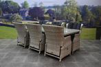 Darwin Menorca dining tuinset 220x100xH75 cm 7-delig, Ophalen of Verzenden, Nieuw, Wicker