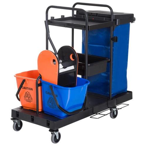 [10% KORTING] Schoonmaakwagen, Schoonmaakwagen, Dweilwagen,, Huis en Inrichting, Schoonmaakartikelen, Verzenden