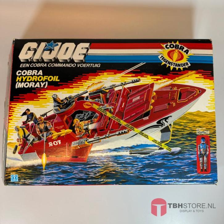 G.I. Joe Cobra Moray Hydrofoil (99% Compleet) (Toys), Hobby en Vrije tijd, Overige Hobby en Vrije tijd, Zo goed als nieuw, Verzenden