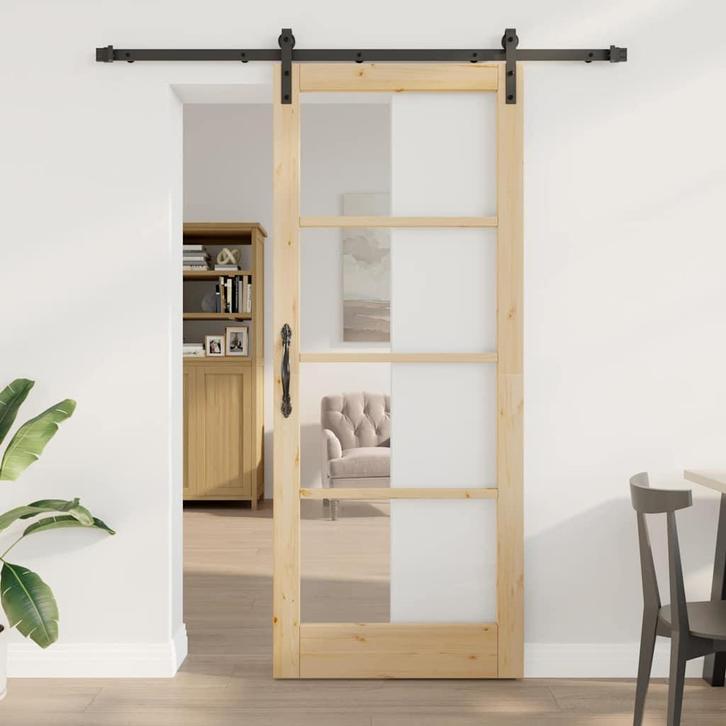 vidaXL Binnen Deur ORKDAL Bruin 86 x 211 cm, Doe-het-zelf en Verbouw, Deuren en Horren, Nieuw, Verzenden