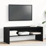 vidaXL Tv-meubel 100x40x40 cm spaanplaat zwart eikenkleurig, Verzenden, Nieuw, Overige houtsoorten