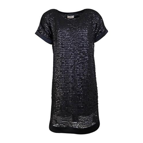 Verysimple • zwarte pailletten jurk • XS (IT40), Kleding | Dames, Jurken, Zwart, Nieuw, Maat 34 (XS) of kleiner, Verzenden