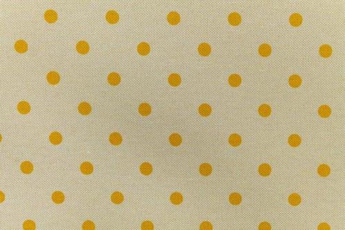 Panamastof in een cotonmix met een beige achtergrond en gele, Antiek en Kunst, Antiek | Kleden en Textiel
