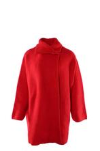 Diane Von Furstenberg mantel  maat M/L, Kleding | Dames, Jassen | Winter, Diane Von Furstenberg, Verzenden, Nieuw, Rood