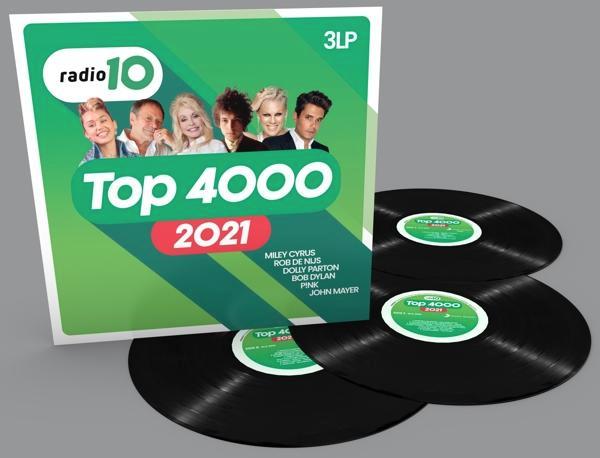 Radio 10 - Top 4000 - 2021 - 3LP, Cd's en Dvd's, Vinyl | Overige Vinyl, Ophalen of Verzenden