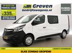 Opel Vivaro 1.6 CDTI L2H1 DC 6 Persoons Airco Camera Navi, Auto's, Wit, Nieuw, Te koop, Regensensor