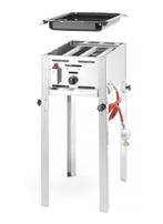 Hendi Grill Master Mini | RVS | 	34x54x84cm, Verzenden, Nieuw in verpakking