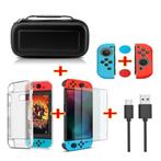 6 in 1 Kit voor Nintendo Switch - NS Opbergtas / Hoesje /, Verzenden, Nieuw