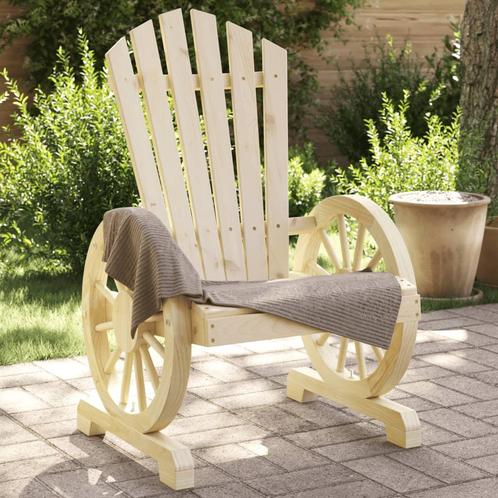 vidaXL Tuinstoelen 2 st Adirondack massief vurenhout, Tuin en Terras, Tuinsets en Loungesets, Tuinset, Nieuw, Hout, Verzenden