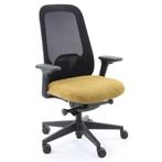 Workliving Nora Mesh Geel Regain - Bureaustoel Ergonomisch, Huis en Inrichting, Verzenden, Geel, Nieuw, Bureaustoel